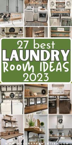 laundry room ideas Best Laundry Room Ideas, Laundry Room Hacks, Laundry Room Ideas Small Space, Small Laundry Room Makeover, Rustic Laundry Rooms, Dream Laundry Room, Laundry Space, Garage Laundry, Laundry Room Closet