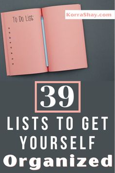 Lists To Write, List Organization, Get Your Life Organized, Organization Lists, Life Binder, Organized Life, More Organized