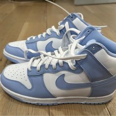 Brand New Women’s Nike Dunk High In White/Aluminum Size 8.5 Nike Dunks High Aluminum, Nike Dunks High, Nike Vapormax Flyknit, Nike Free Run 2, Nike Classic Cortez, Nike Vapormax, Nike Tennis, Nike Tennis Shoes, Nike Waffle