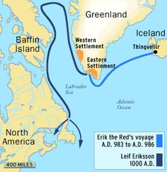 a map showing the route of britain and scotland from north america to new england, including great britain