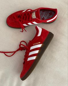 All Adidas Shoes, Adidas Samba Gazelle, Adidas Red Gazelle, Red Adidas Samba, Red Spezial Adidas, Pink Samba Adidas, Adidas Spezial Red, Red Sambas Adidas, Spezial Adidas Shoes