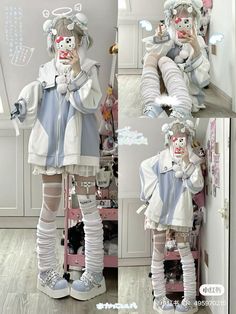 #kawaiioutfitsaesthetic Shibu Kawaii, Majestic Outfits, Soft Ideas, Red Rabbit, Estilo Harajuku, Oc Inspo