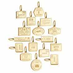 Mini Solid Gold Netherlands Charm, Passport Stamp - JET SET CANDY  (2283821662266) Travel Bracelet, Solid Gold Charms, Passport Stamps, Travel Charms, Mini Charm, Candy Shop, All That Glitters, Dream Jewelry, Jewelry Inspo