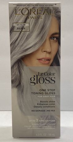 Hair Gloss Colors, Yellow Blonde Hair, Blue Eyes Blonde Hair, Blue Eyes Blonde, Shampoo For Gray Hair, Yellow Blonde, Grey Hair Dye, Grey Blonde, Gorgeous Gray Hair