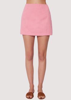 Experience style and comfort in our Pink Garnet Mini Skirt! Made from soft cotton twill, this simple yet classic skirt features an invisible side zipper for a seamless fit. Express yourself with this versatile piece! Style #WSWH06307 Imported 100% Cotton Model is 5 ft 11 inches; Bust: 32", Waist: 23.5", Hips: 35" and wearing a size Small Runs true to size Hand wash cold, Air dry to avoid shrinkage Pink Garnet, Classic Skirts, Cold Air, 11 Inches, Air Dry, Cotton Twill, Side Zipper, Garnet, Mini Skirt