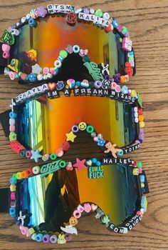 This Sunglasses item by kaliyamakeskandi has 1320 favorites from Etsy shoppers. Ships from Aurora, CO. Listed on Mar 12, 2024 Totems Festival, Slander Rave Outfit, Kandi Glasses, Rave Totem Ideas, Kandi Goggles, Cool Rave Outfits, Rave Crafts, Rave Goggles, Diy Rave Outfits