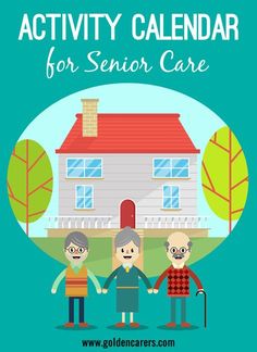 A month-by-month calendar of events, full of activities, games & celebration ideas for seniors. A wonderful time saving resource for Activity Coordinators! Elderly Crafts, Decorating Games, Ideas For Seniors, Senior Center Activities, Senior Citizen Activities