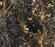 an abstract black and gold marble background