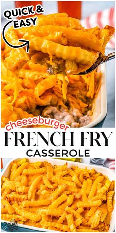 cheeseburger french fry casserole is the best way to use it for dinner