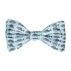 a bow tie with fish on it