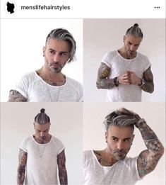 Hairstyles Men Short, Ponytail Hairstyles For Men, Short Quiff, Maroon Hair, Quiff Hairstyles, Haircut Men, Summer Haircuts, Men Haircut Styles