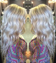 Bright blonde summer waves New Hair Stylist, Beige Blonde Hair Color, Blonde Beige, Beige Blonde Hair, Blonde Summer, Competition Hair, Hair Growth Spray, Waves Hair, Perfect Blonde