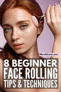 Rolling Face, Massage For Headache, Tension Release, Facial Massage Techniques, Face Massage Roller, Jade Face Roller, Facial Massage Routine, Under Eye Puffiness