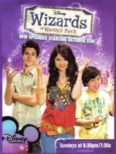 the poster for wizards and waverly place