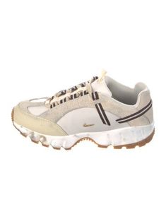 Nike x Jacquemus Air Humara LX Low Top SneakersFrom the 2022 CollectionNeutrals SuedePrintedRound-ToesLace-Up Closure at UppersIncludes Box Nike X Jacquemus, Womens Shoes Sneakers, Low Top, Shoes Sneakers, Women Shoes, Nike, Sneakers