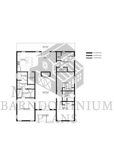 the floor plan for an apartment with three bedroom and two bathrooms, including one bathroom