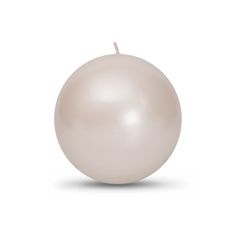 a white pearl ornament on a white background