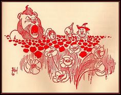 an image of winnie the pooh and her friends in red ink on white paper