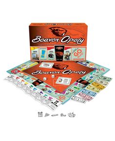 the board game beaver oppy is in its box