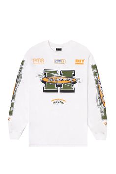 Motorcross'd L/S Shirt – The Hundreds Nba Jam, Tee Shirt Designs, City Design, The Hundreds, 20th Anniversary, Caicos Islands, Turks And Caicos, Guinea Bissau, Print Logo