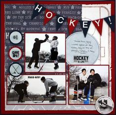 a collage of hockey photos and pictures with the words hockey written on each photo