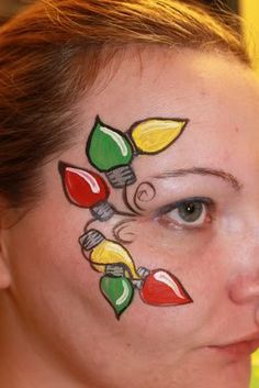 christmas face painting ideas | Christmas Designs (i was going to post in other threads, but too many ... Christmas Face Painting Ideas, Painting Ideas Christmas, Face Painting Ideas, Christmas Face Painting, Girl Face Painting, Arm Painting, Face Painting Easy, Winter Face, Kids Face Paint