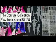 the silhouettes of women are shown in this collage