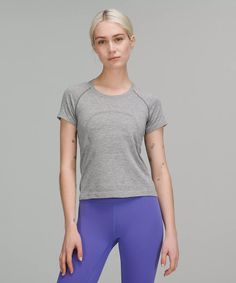 Swiftly Tech Short-Sleeve Shirt 2.0 *Race Length Online Only | Women's Short Sleeve Shirts & Tee's | lululemon Lululemon Swiftly Tech Short Sleeve, Lululemon Swiftly Tech, Lululemon Swiftly, Short Sleeve Shirt Women, Swiftly Tech, Lululemon Women, Race Day, Waist Length, Go Ahead