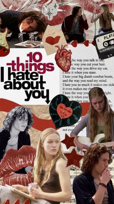 Kat Stratford, Romcom Movies, Movie Collage, 10 Things I Hate About You, Most Paused Movie Scenes, The Pause, Girly Movies, Teen Movies, Movie Wallpapers