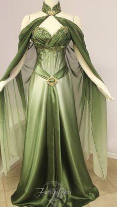 So gorgeous Green Dress With Sleeves, Silk Charmeuse Dress, Charmeuse Dress