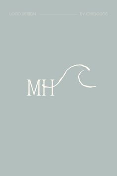 the mh logo is shown in white on a light blue background, and it appears to be made out of paper