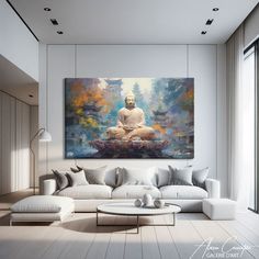 Buddha Canvas Painting, Zen Wall Art Print, Asian Wall Art Framed, Modern Buddha Art Print, Zen Art Print, Modern Asian Art Wall Decor ------------- About the wall art ------------- Handmade by our craftsmen in the USA for American/Canadian customers or Germany for our European customers. * All our canvases are mounted on a 2cm (0.75 inches) handmade wooden frame * Once received, all you have to do is simply put your new print on the wall. * Certificate of authenticity delivered for the purchase Modern Asian, Buddha Modern Art, Buddha Canvas Painting, Modern Buddha, White Buddha, Asian Wall Art, Buddha Canvas, Art Buddha, Zen Wall Art