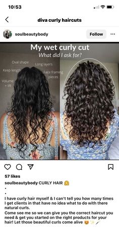 Eva Hair, Curly Hair Photos, Perm Rods, Curly Girl Method, Wavy Curly Hair