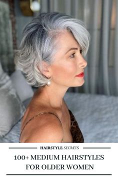 Grey Curly Hair, Gorgeous Gray Hair, Beautiful Gray Hair, Mullet Hairstyle Women, Grey Hair Styles For Women, Silver Grey Hair, Short Grey Hair, Curly Hair Women