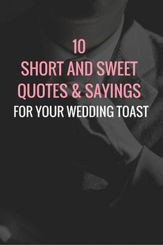 Giving a wedding speech or toast can be nerve rackingIt doesn’t have to be thoughJust follow some basic rules and do some prep work to ease the stress. Toast Speech Wedding, Bridesmaid Toast Speech, Quotes For Bridesmaids, Marriage Toast, Sweets Quotes, Funny Wedding Toasts, Wedding Toast Quotes, Toast Quotes, Best Wedding Toasts