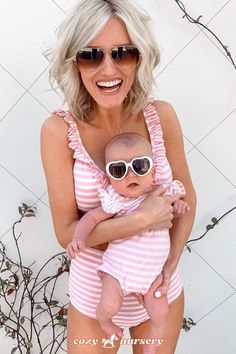 Make a splash with our Mommy and Daughter Pink Striped Swimwear Bikini! Twinning with your mini-me has never been more adorable. Get ready for mommy-daughter beach days filled with laughter, sunshine, and lots of fun memories. #MommyAndMe #MatchingBikinis #BeachBabes Matching Suits, Striped Swimwear, Mommy Daughter, Rosemary Beach