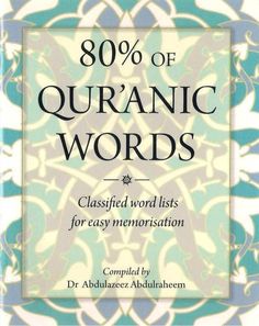 the book cover for 80 % of quranic words