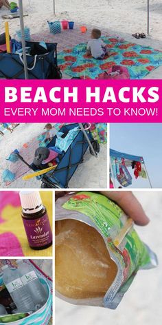 beach hacks every mom needs to know