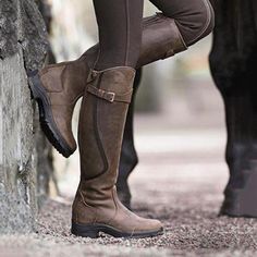 Countryside Aesthetic, Knee High Cowboy Boots, Gladiator Boots, Womens High Boots, Bota Country, Popular Boots, Pu Boots, Brown Riding Boots, Buckled Flats