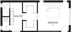 the floor plan for a two bedroom apartment with an attached bathroom and living room area