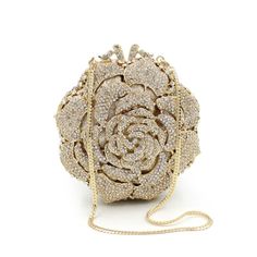 Replica Designer Handbags Luxury Candy, Rhinestone Rose, Embellished Clutch, Floral Clutches, Beautiful Accessories