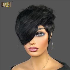 Pixie Wigs, Short Cut Wigs, Photo Hair, Woman Hairstyles, Hair Care Oil, Short Human Hair Wigs, Short Sassy Hair, Wholesale Hair, Pretty Hair Color