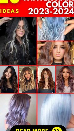 New Hair Colour 2024, Trending Hair Color Fall 2023, Hair Color Trends Winter 2023, Hair Colors For 2024, Fall Winter 2023 2024 Hair Color Trends, 2023 Winter Hair Color Trends, Trending Hair Color 2023 Women, Hair Color Trends Fall 2023, Hair Color Ideas 2024 Trends