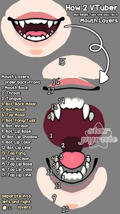 an info sheet showing how to use mouth braces for different types of teeth and mouths