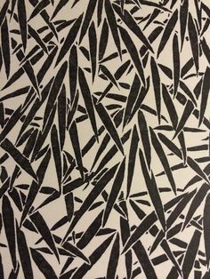 an abstract black and white painting with lines