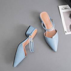 Chiko Kymberlyn Pointed Toe Block Heels Clogs/Mules feature pointed toe, approx. 4 cm block heels, rubber sole. Men Shoes Aesthetic, Mules Shoes Heels, Shoes Aesthetic, Lucite Heels, Block Heel Loafers, Chunky Heel Pumps, Clog Heels, Kitten Heel Pumps, Shoes Heels Pumps