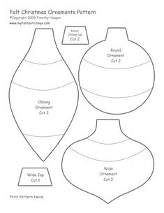 an ornament is shown with the measurements for each piece in this paper pattern