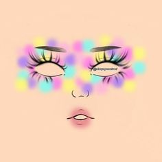 Makeup Sketch, Scary Clown Makeup, Makeup Charts, Maquillage On Fleek, Vampire Bride, Anime Eye Makeup, Makeup Drawing, Cute Eye Makeup, Makeup Face Charts