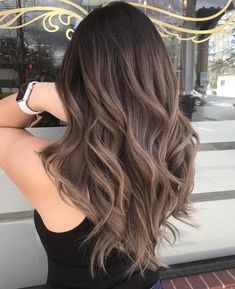 Ash Brown Balayage, Brown Balayage, Beauty Hair Makeup, Hair Color Highlights, Ash Brown, Hair Shades