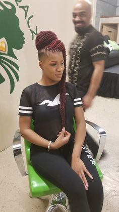 a model for @EziyahCudjo #TheBeautyOfNaturalHairBoard Brown Vampire, Braids Kids, Transitioning Hair, Dread Styles, Braids With Shaved Sides, Hairstyle Color, Mohawk Styles, Shaved Side Hairstyles, Shaved Hair Designs